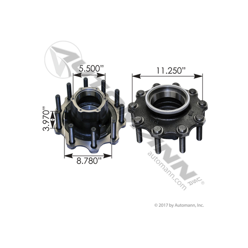 Automann Outboard Mount Hub Assembly (150.T1101.S1)