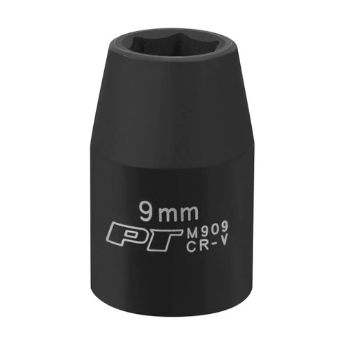 Performance Tool M909 3/8" Drive 9mm Standard 6-Point Socket