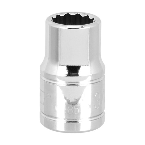 Performance Tool 3/8″ Drive 3/8″ 12‑Point SAE Standard Socket (W38512)