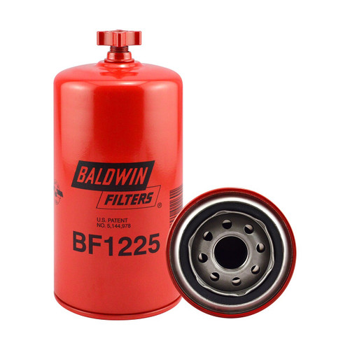 Baldwin BF1225 fuel water separator spin-on filter with drain