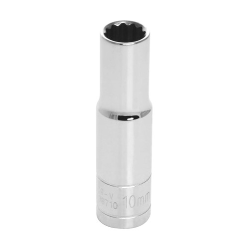 Performance Tool W38710 3/8" Drive 10mm Chrome Socket