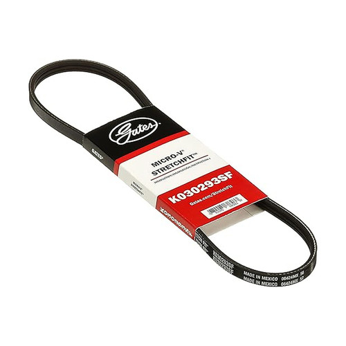 Gates K030293SF Serpentine Drive Belt | Micro-V, 29.3″ Length