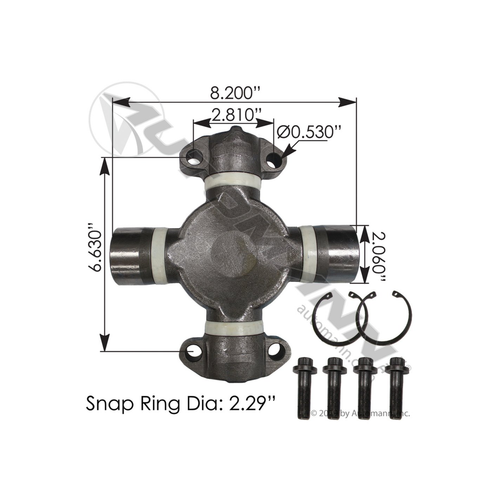 Automann U Joint - RPL25 Series - OSR/WB Type (752.1225R)