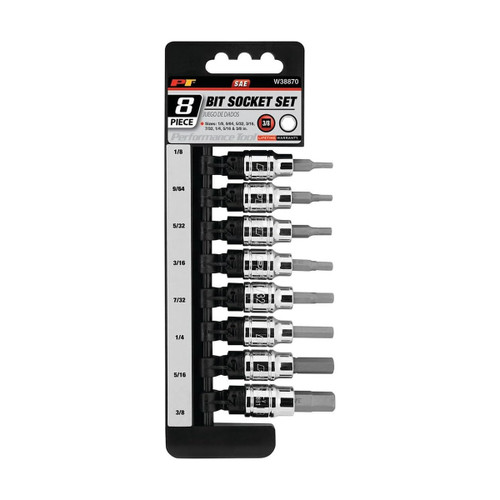Performance Tool W38870 8-piece 3/8 drive socket set