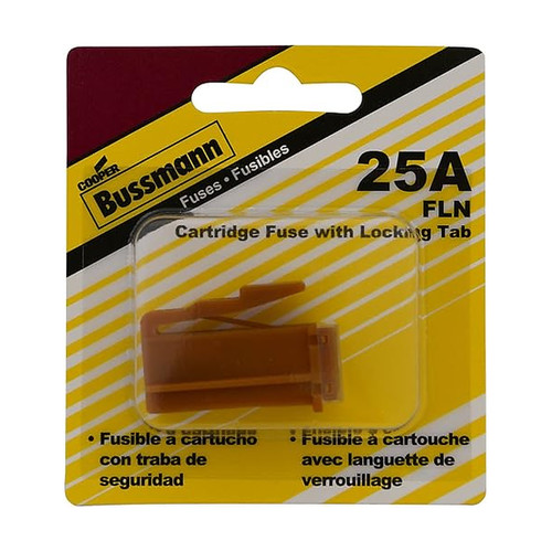 Bussmann FLN-25 25A FLN Glass Tube Fuse (FLN25)