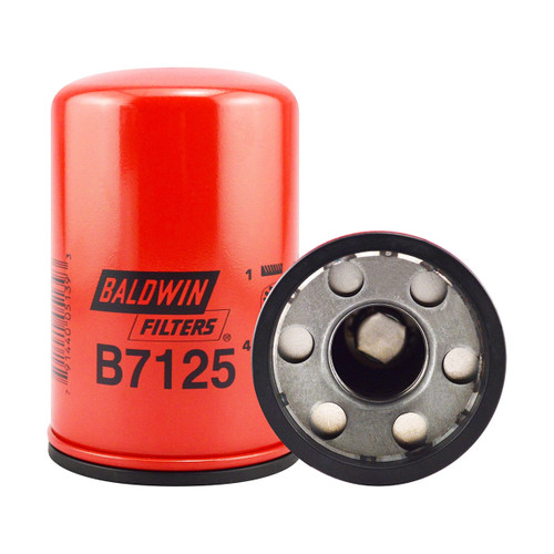 Baldwin Full‑Flow Spin‑On Oil Filter for Heavy‑Duty Equipment (B7125)