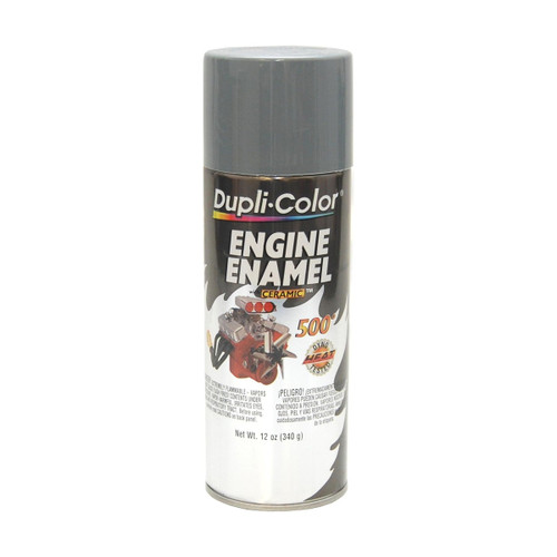 Dupli‑Color Engine Enamel with Ceramic, Ford Gray (12 oz Aerosol) (DE1611)