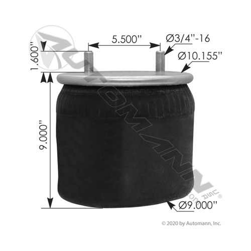 Automann Air Spring Rolling Lobe (ABH34733)