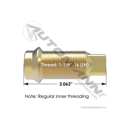 Automann Inner Cap Nut (201.1007L)