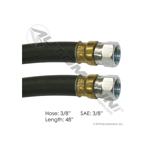 Automann 177.7448 air hose assembly 3/8 inch 48 inch