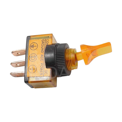 Standard Ignition Toggle Switch, Universal On‑Off Duck‑Bill, 20 Amp (HP5020)