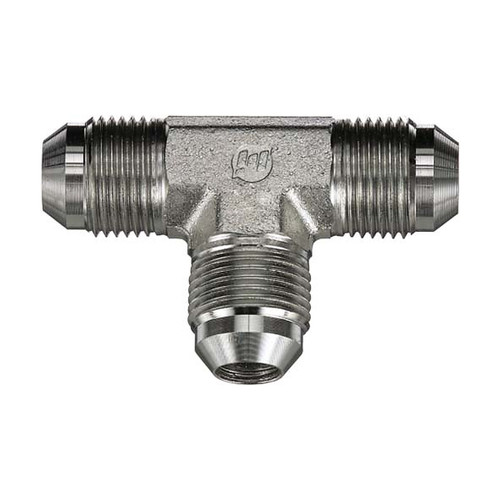 Gates Hydraulic Hose Adapter, Male JIC 37° Flare Tee (10MJ10MJ10MJ)