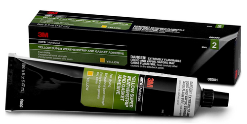3M 08001 Yellow Super Weatherstrip and Gasket Adhesive