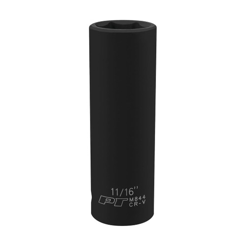 Performance Tool 1/2″ Drive 11/16″ SAE Updated Impact Socket (M844)