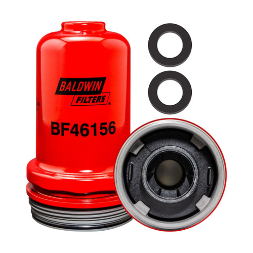 Baldwin BF46156 fuel filter John Deere heavy equipment spin-on