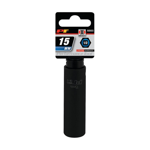 Performance Tool M865 1/2 drive 15mm impact socket