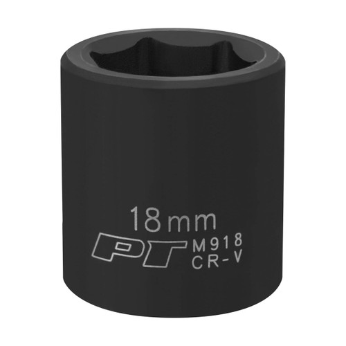Performance Tool 3/8" Drive 18mm Standard Socket (M918)