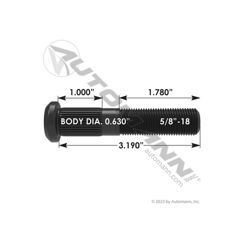 Automann Wheel Stud (201.6011)