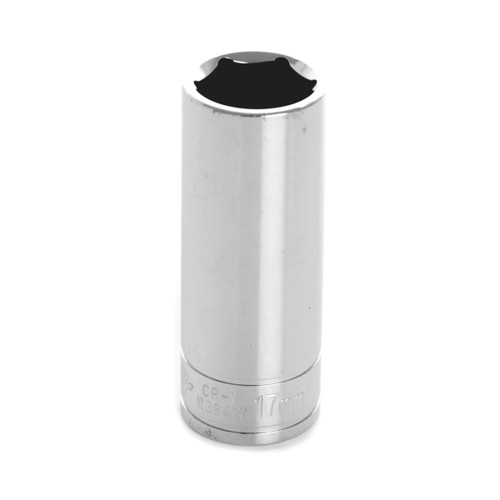 Performance Tool 3/8 drive 17mm deep chrome socket W38417