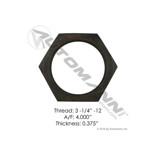 Automann 209.1223 spindle nut heavy duty truck part
