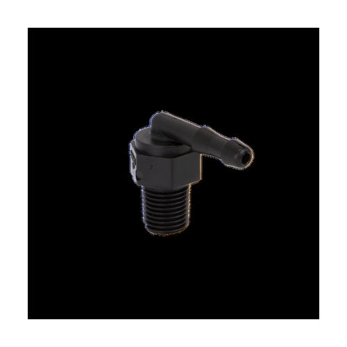 Banjo Hose Barb Elbow, ¼″ MNPT x ¼″ Hose Barb 90° (HB025-90) Banjo Hose Barb Elbow, ¼″ MNPT x ¼″ Hose Barb 90° (HB025-90)