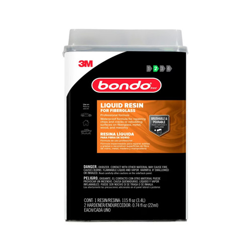Bondo 404 fiberglass resin gallon can auto body