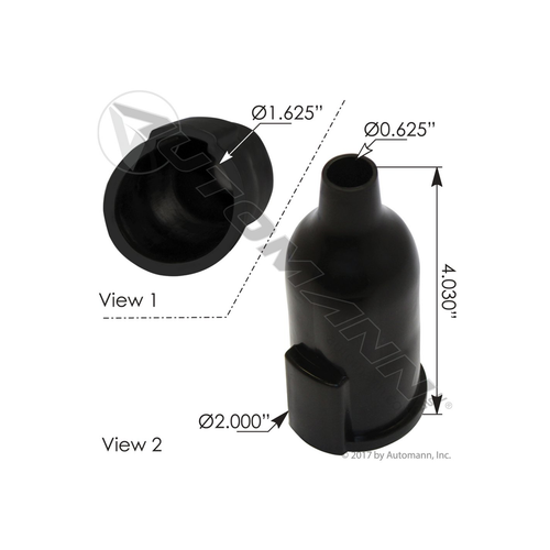 Automann 17967072B socket boot 7 pin electrical connector