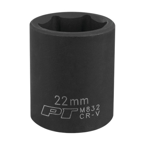 Performance Tool M832 1/2 drive 22mm impact socket