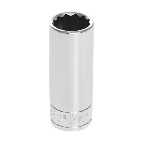 Performance Tool W38717 3/8 drive 17mm chrome socket