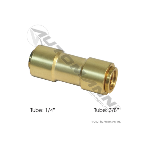 Automann Brass PLC Reducing Union 3/8" to 1/4" (177.13B6246)