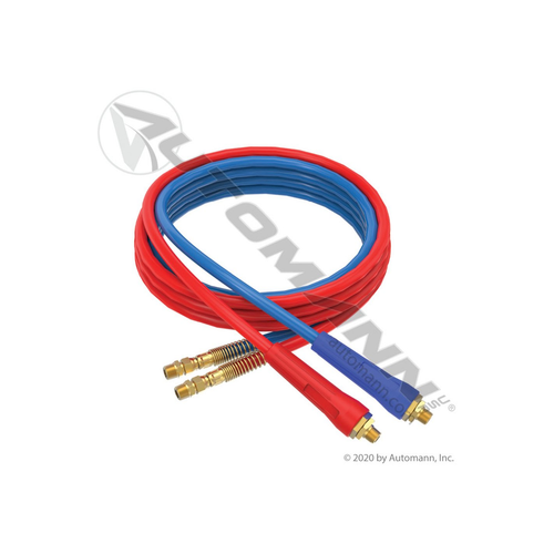 Automann rubber air line set red blue 15ft 179.3040.15