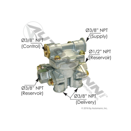 Automann spring brake control valve 170.110171