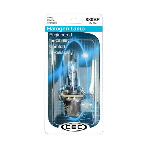 CEC Industries Halogen Lamp T3 1/4 12 V 27 W PG13 (880BP)