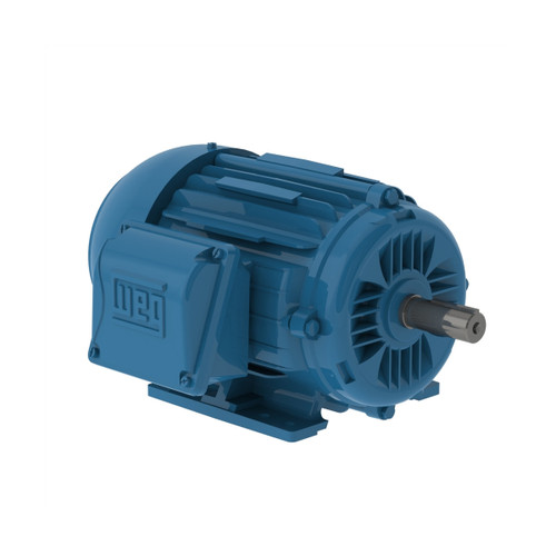 WEG 1 HP Electric Motor, 1800 RPM, 3-Phase, 143T Frame (1HP-3)
