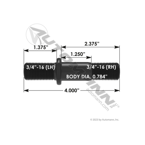 Automann double ended stud 201.7004L