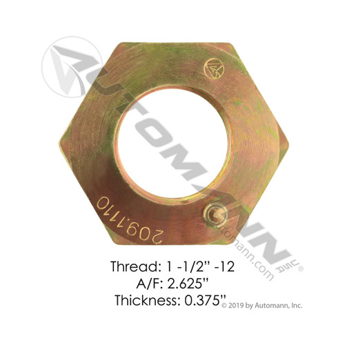 Automann Spindle Nut (209.111)