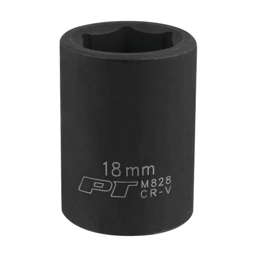 Performance Tool M828 1/2 drive 18mm metric impact socket