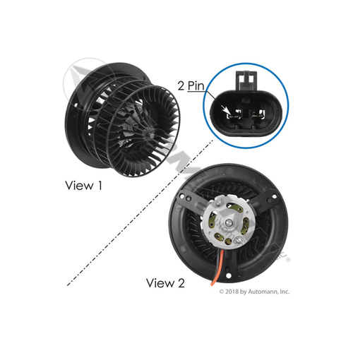 Automann HVAC blower motor Freightliner Behr 83021204BE