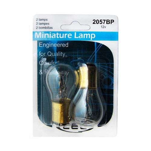 CEC Industries 2057BP Miniature Lamp Bulb | S-8 Bay15d 12.8/14.0V 32/2CP (Qty: 2)
