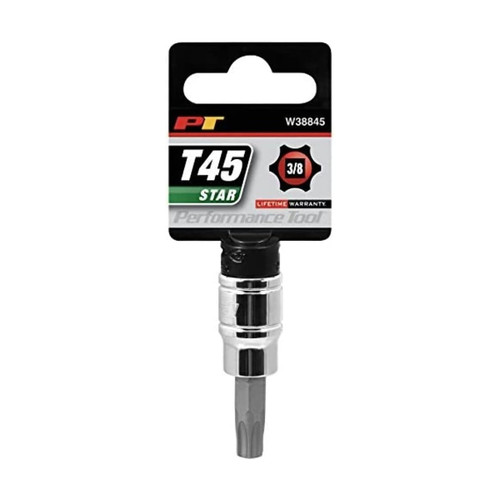 Performance Tool 3/8 drive T-45 star bit socket W38845