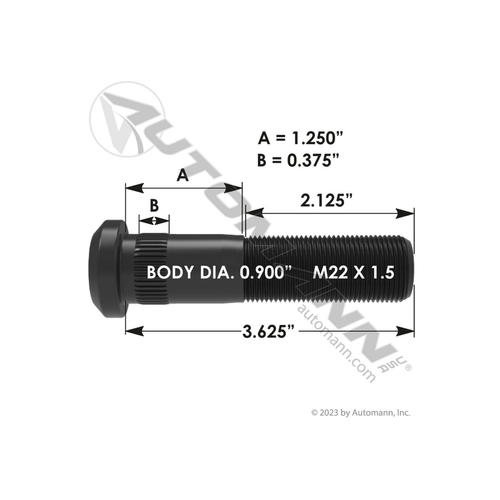 Automann Wheel Stud (201.6132)