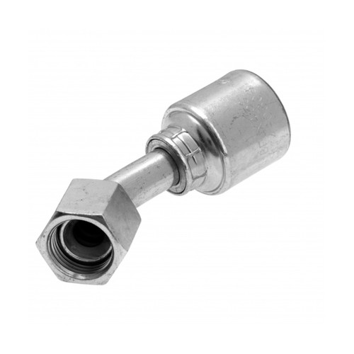 Gates MegaCrimp Female JIC 45° Swivel Elbow, 1/2″ x 5/8″ (8G-10FJX45S)