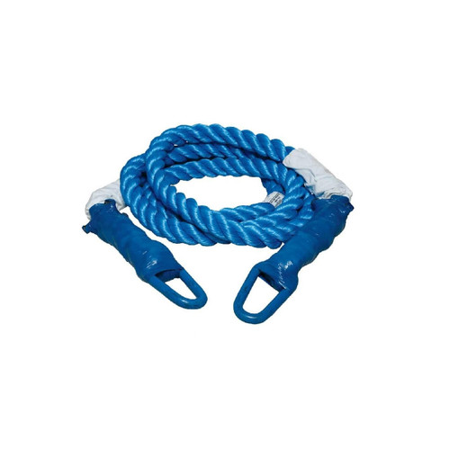 150,000 lb Tow Rope with 2 Rings & Full Sleeve, 10 ft (T150-2R-10FS)