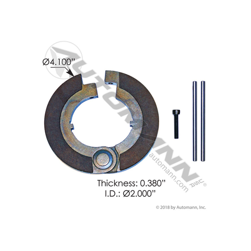 Automann Clutch Brake Hinged 2in (755.CB313)