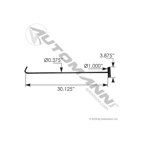 Automann Fifth Wheel Pin Pulleyr Universal (KP194-T)