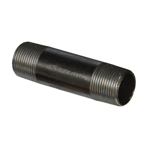 Black steel pipe nipple 3/4 inch x 5 inch