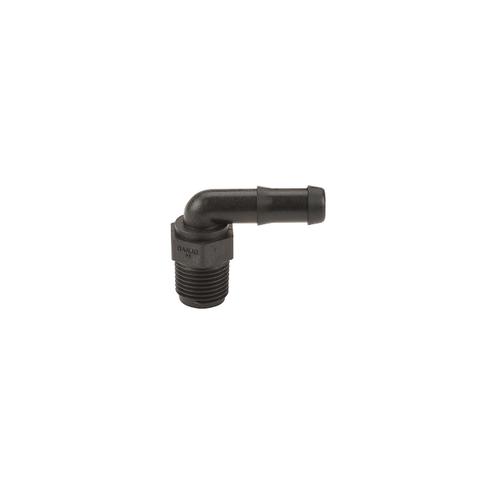 Banjo HB050-90 Hose Barb Elbow | ½″ MNPT x ½″ Barb 90°