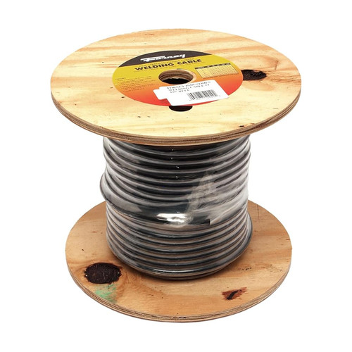 Forney welding cable number 4 AWG 125ft reel 52020