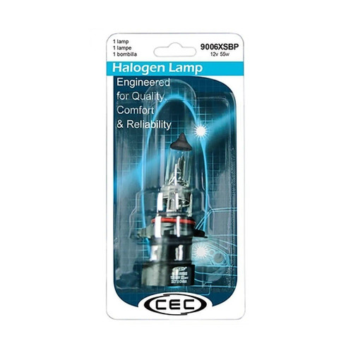 CEC Industries Halogen Lamp T4 5/8 12 V 55 W Straight P22d (9006XSBP)