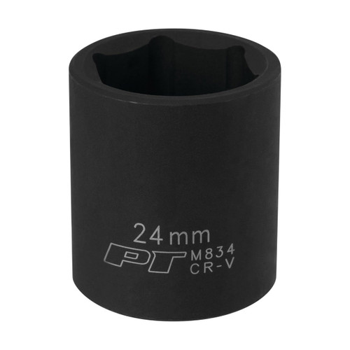 Performance Tool 1/2″ Drive 24 mm Metric Impact Socket (M834)